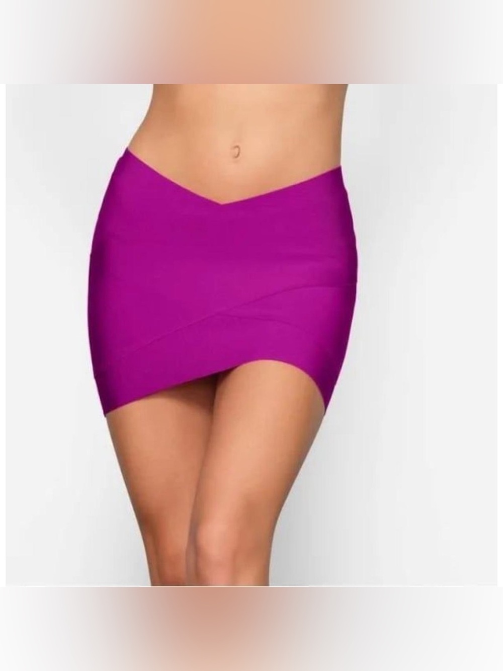 SKIMS NWT KNIT MINI SKIRT COVER UP COLOR Magenta 3X